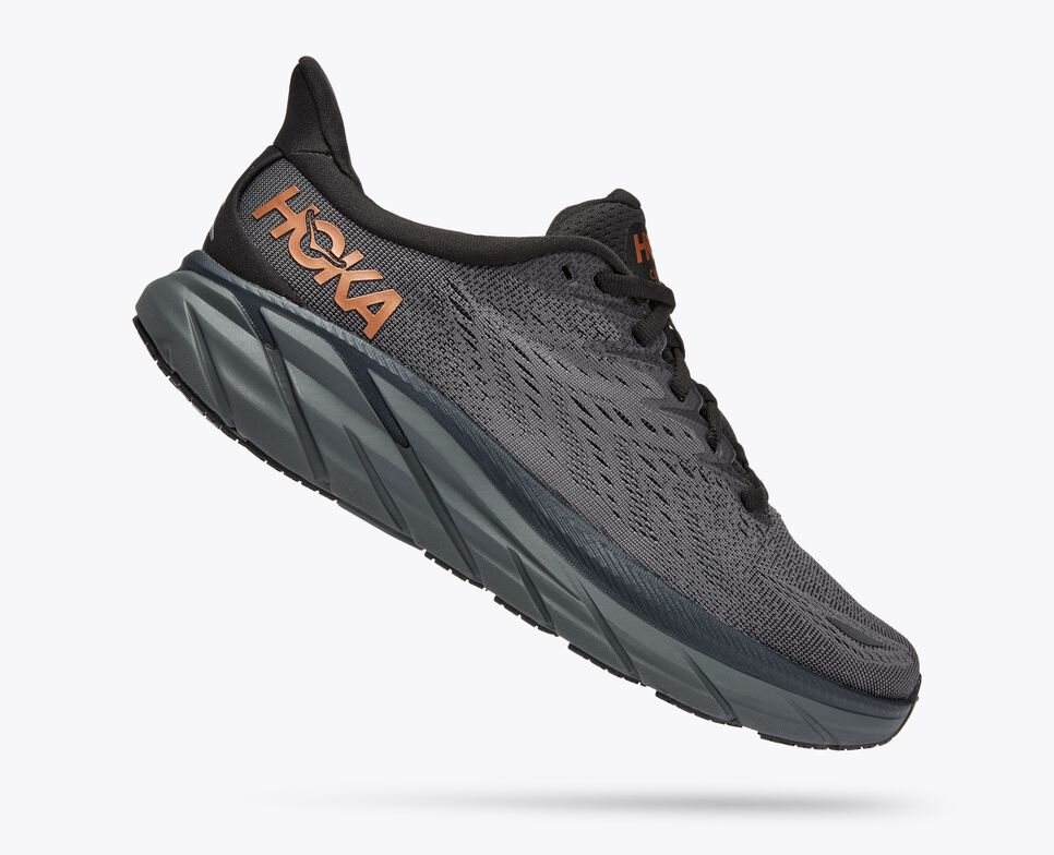 Hoka One One scarpa da corsa da donna Clifton 8 1119394/ACPP antracite-rame