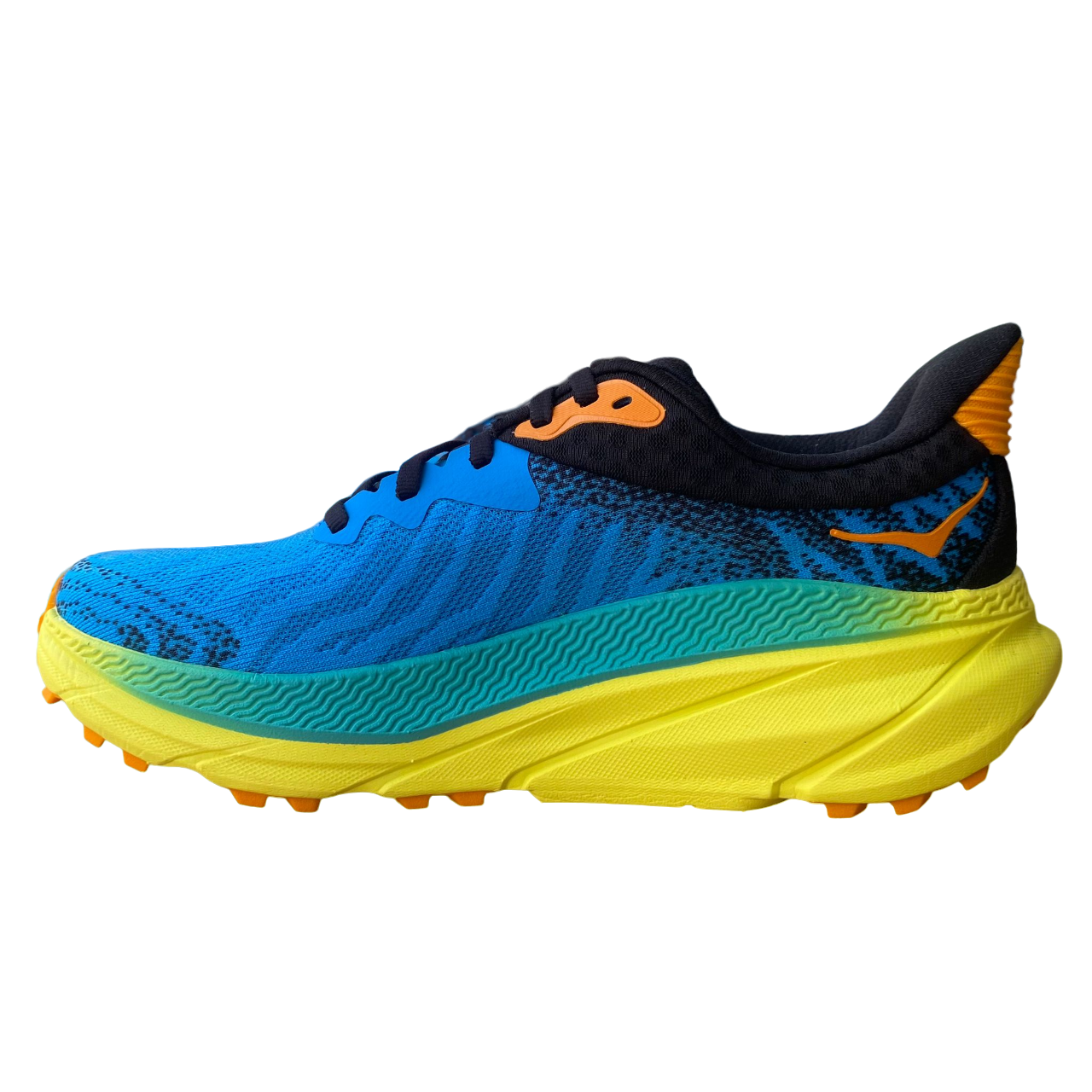 Hoka One One scarpa da corsa da montagna Challenger 7 1134497/DBEPR blu-giallo