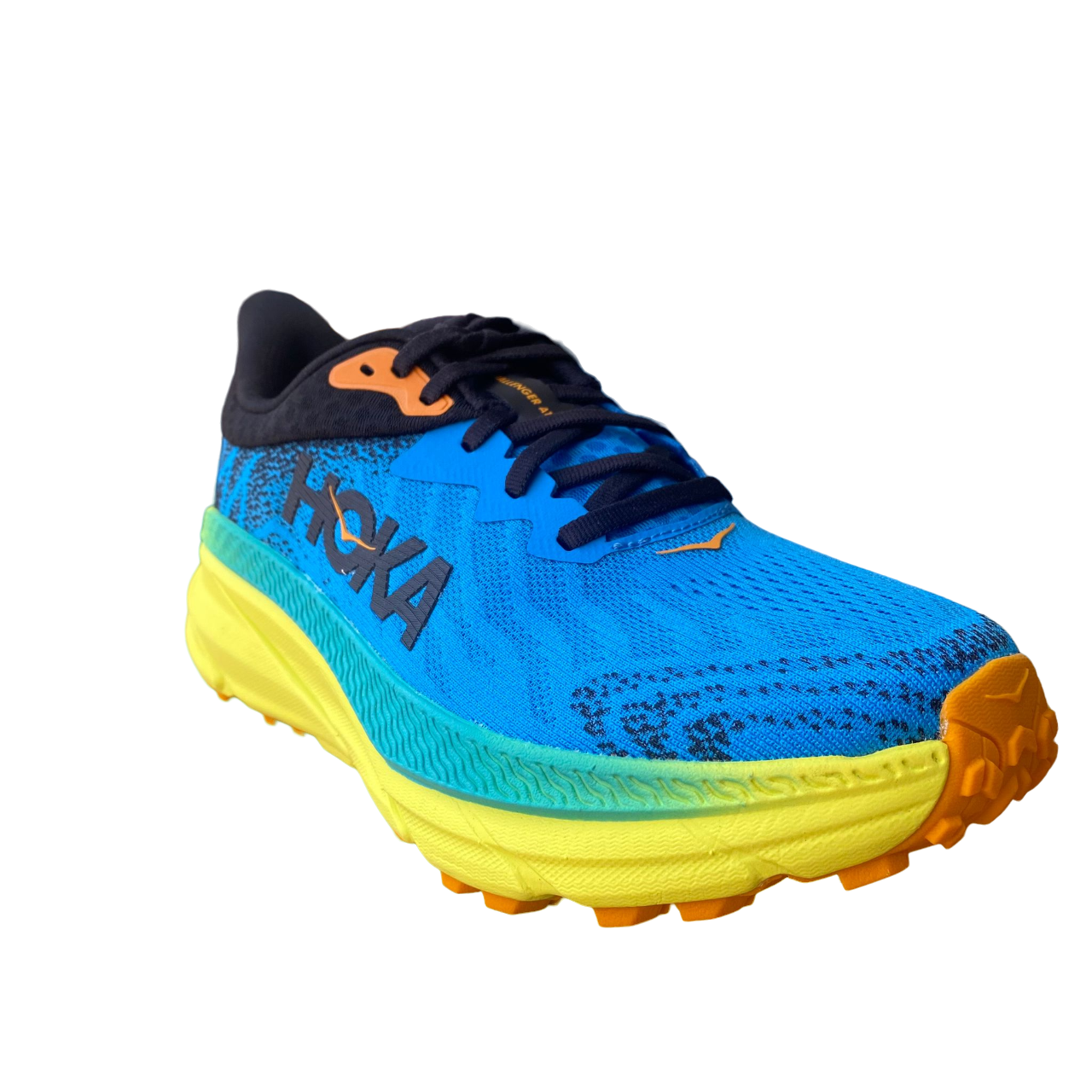 Hoka One One scarpa da corsa da montagna Challenger 7 1134497/DBEPR blu-giallo