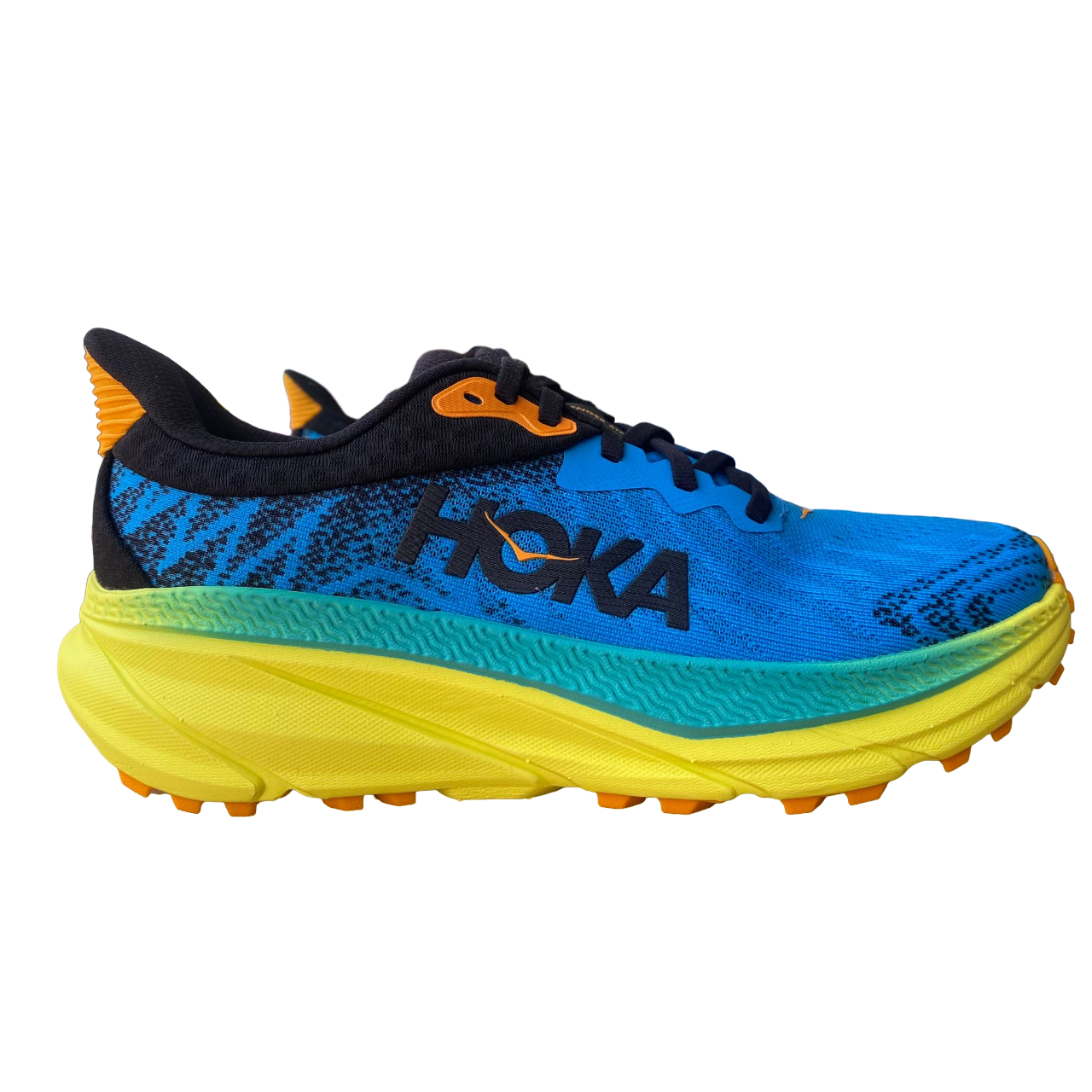 Hoka One One scarpa da corsa da montagna Challenger 7 1134497/DBEPR blu-giallo