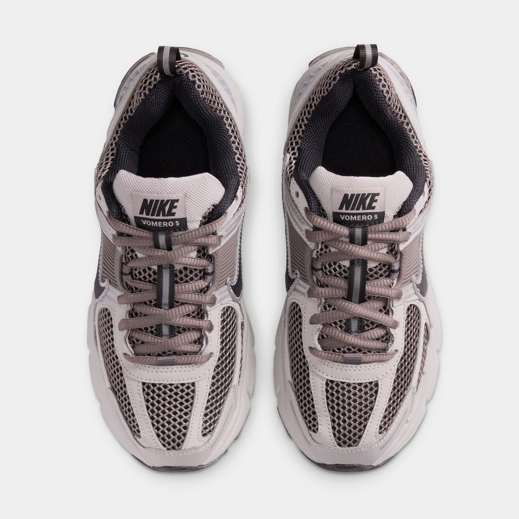 Vomero 5 Grade School Running Shoes (College Grey/Black/Cave Stone)
