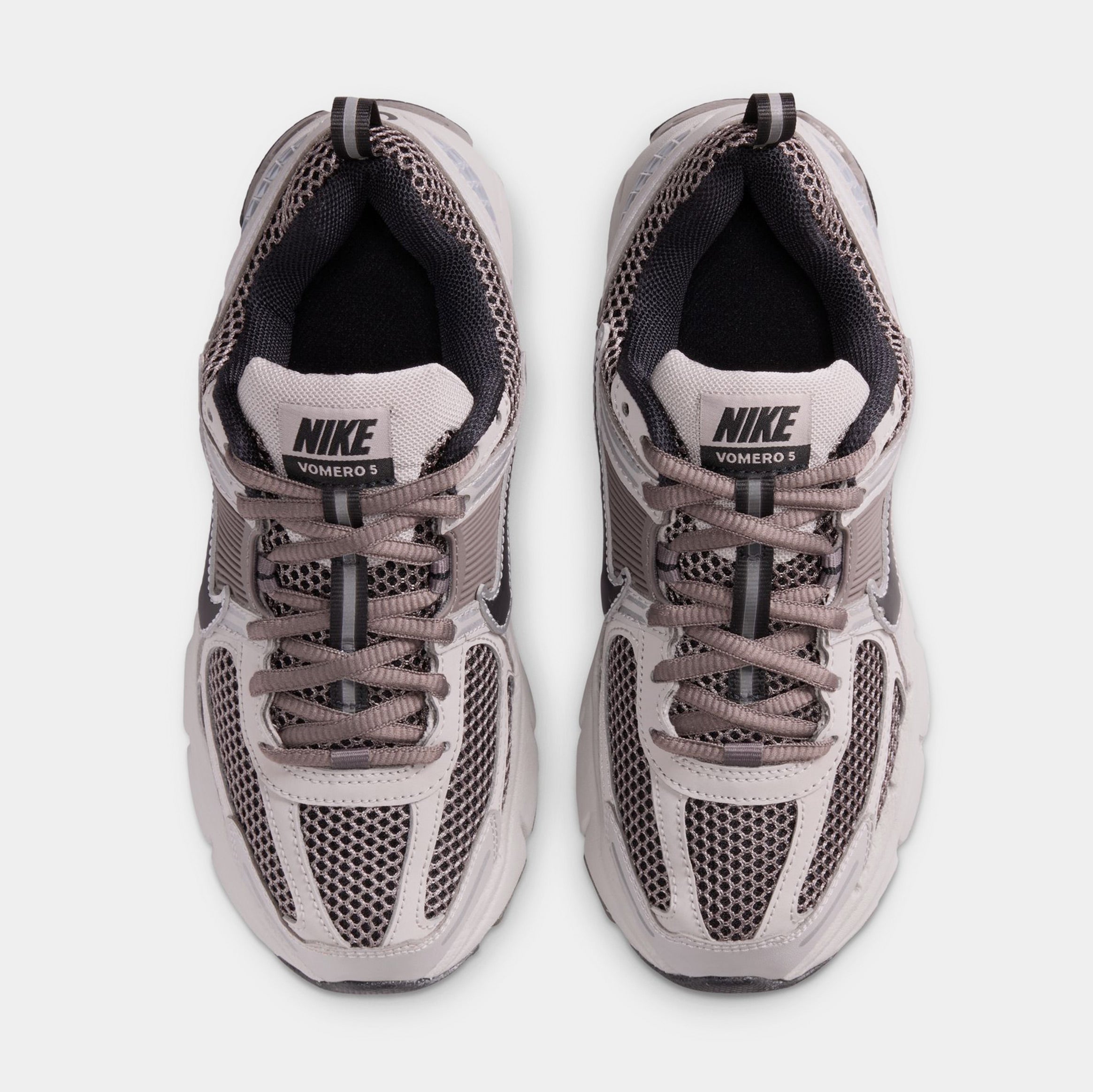 Vomero 5 Grade School Running Shoes (College Grey/Black/Cave Stone)