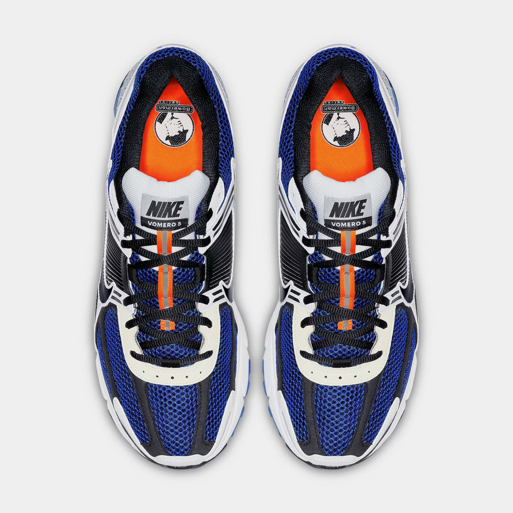 Zoom Vomero 5 SE Mens Running Shoes (White/Racer Blue/Black/Sail) Final Sale