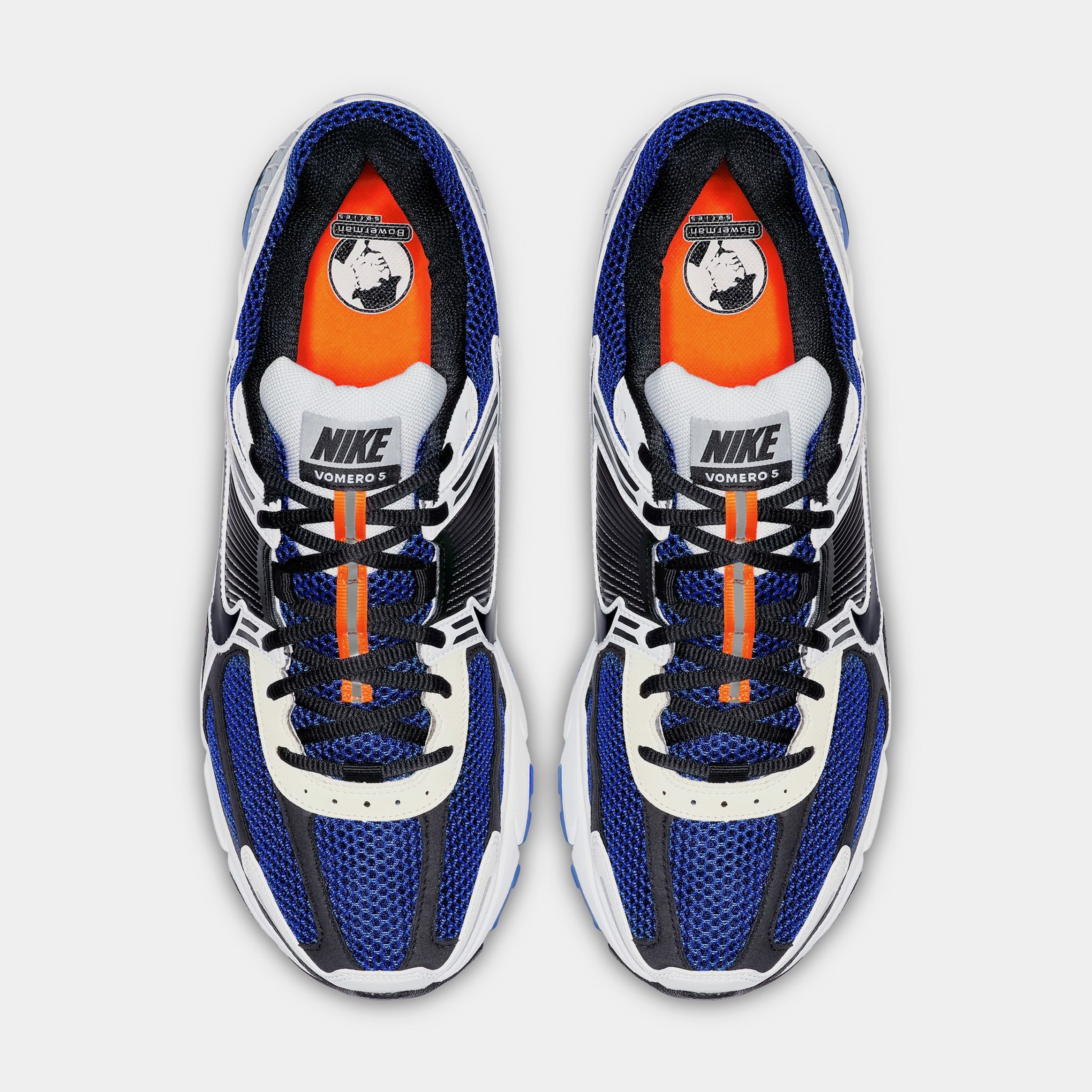 Zoom Vomero 5 SE Mens Running Shoes (White/Racer Blue/Black/Sail) Final Sale