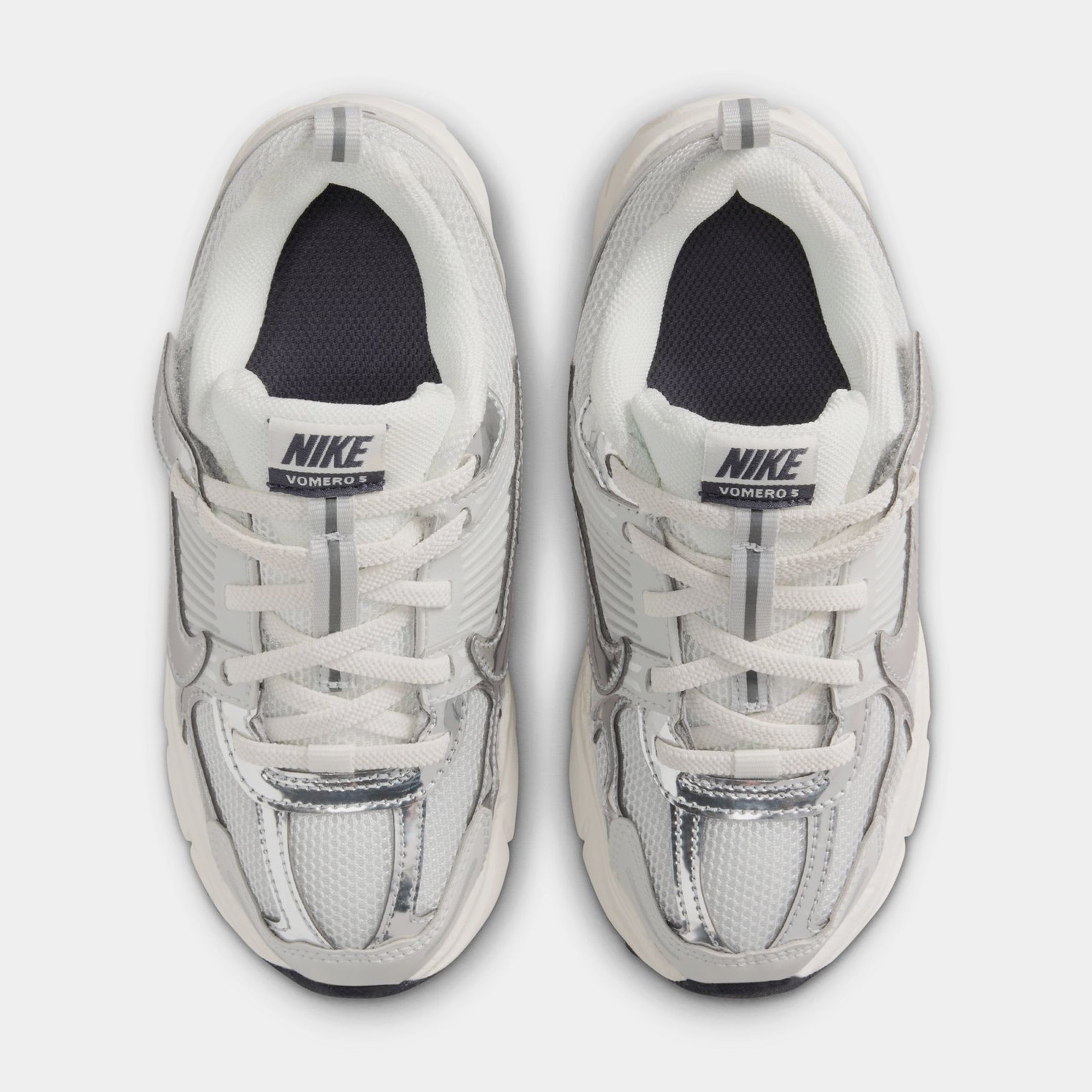 Vomero 5 Preschool Running Shoes (Photon Dust/Gridiron/Sail/Chrome)
